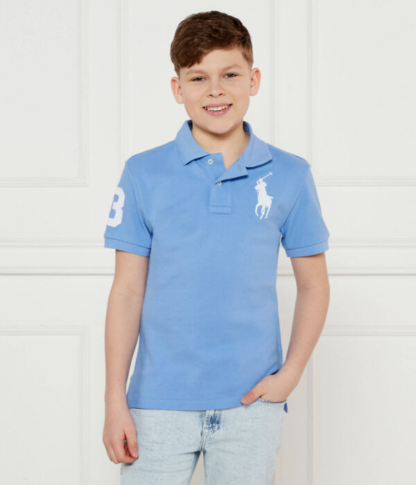 

Рубашка поло Slim fit Polo Ralph Lauren, синий