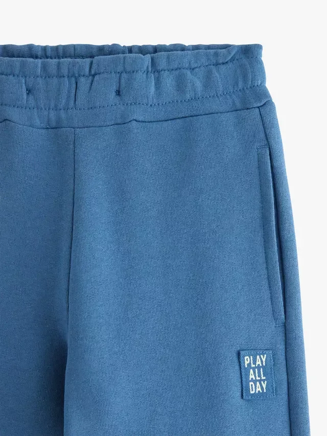 Детские спортивные штаны из чистого хлопка Lindex, Light Dusty Blue — фото 3