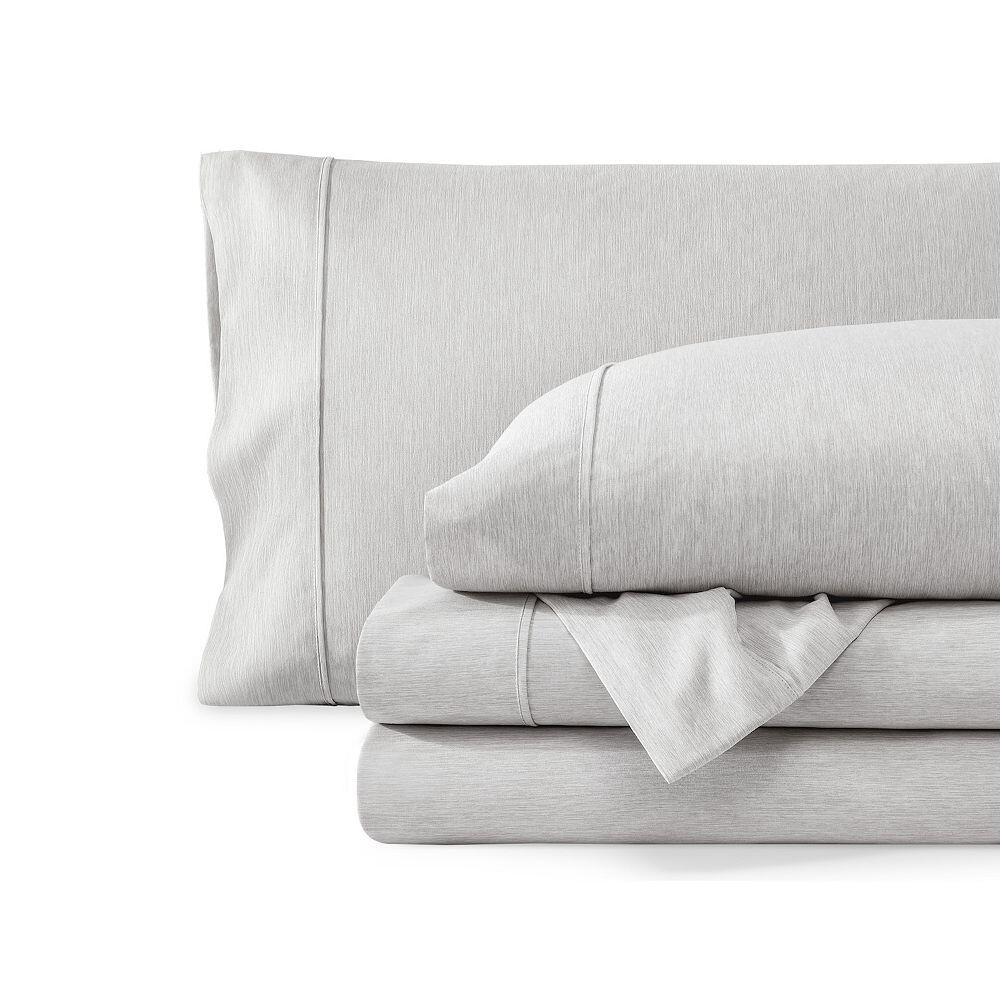 

Комплект ультрамягких простыней с двойной щеткой Bare Home, цвет Heather Pewter