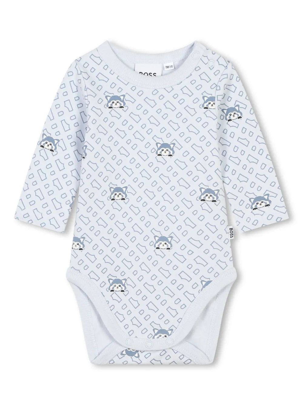 

Комплект Red Panda из трех комбинезонов BOSS Kidswear, синий