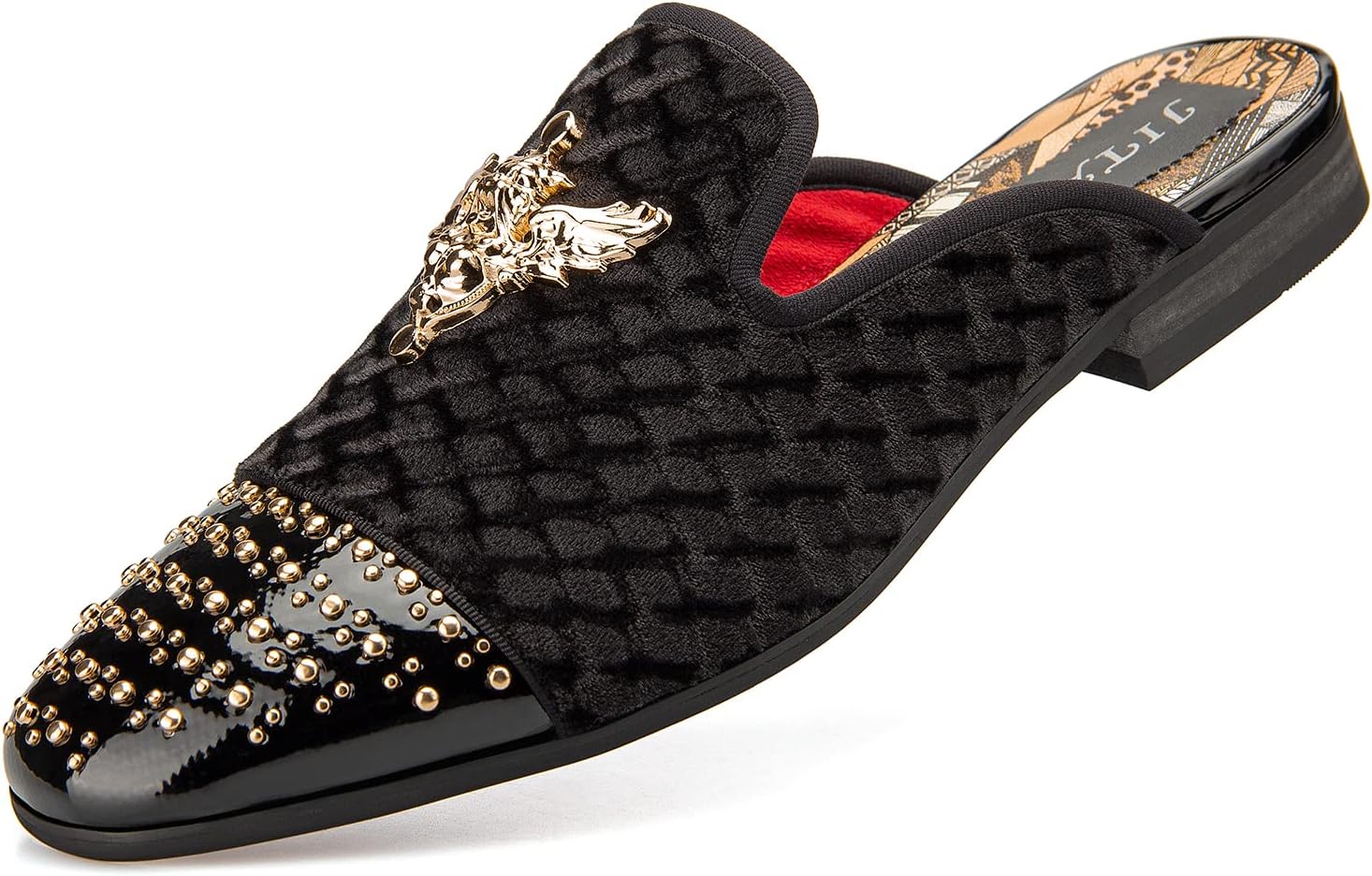 

Мужские мюли JITAI - лоферы без застежки, повседневные полулоферы, сандалии без задника, черный