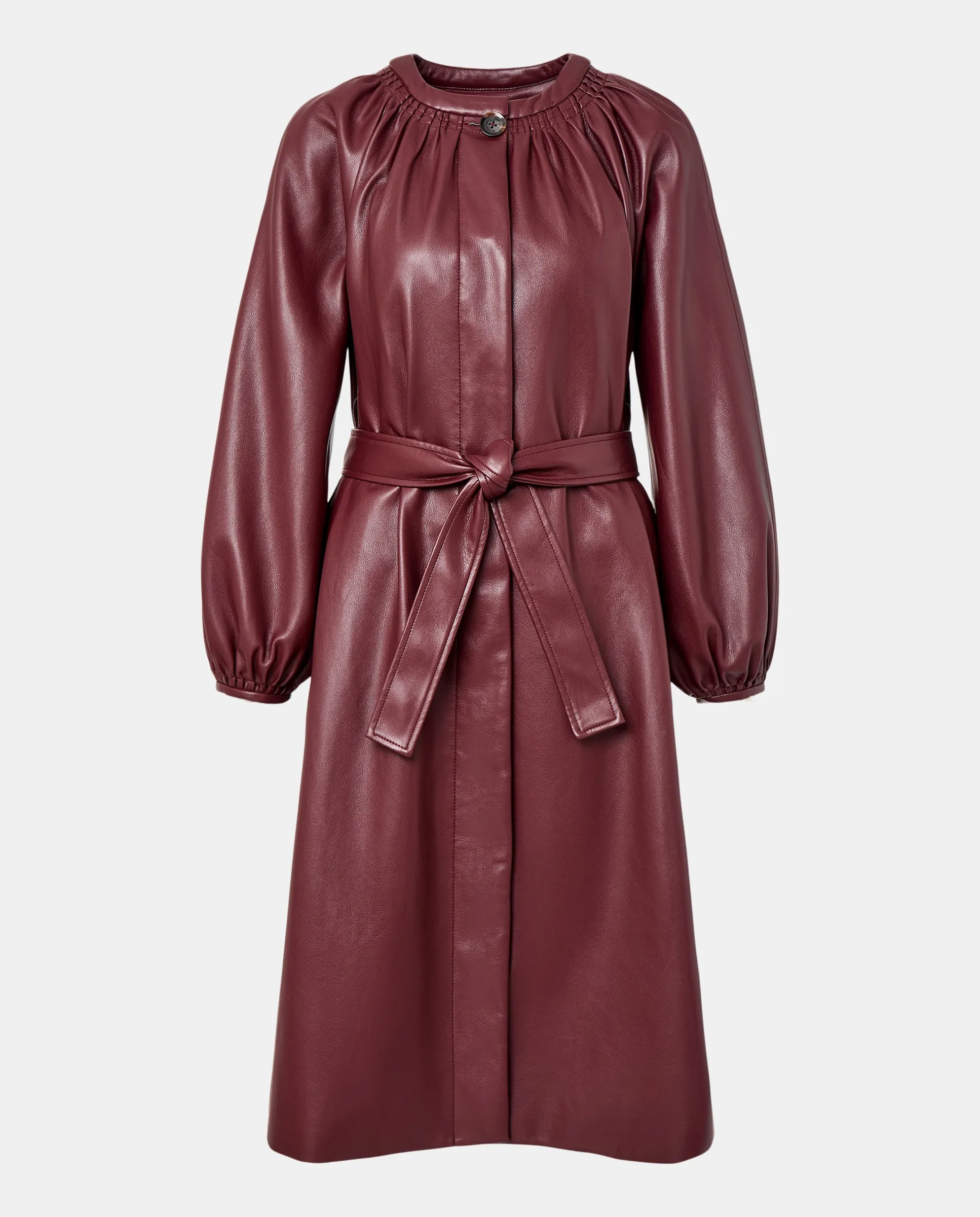 

Женское пальто с поясом Stella Rittwagen, бордовый, Красный, Женское пальто с поясом Stella Rittwagen, бордовый