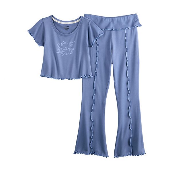 

Детский комплект пижамы с рюшами для девочек 7-16 лет Limited Too