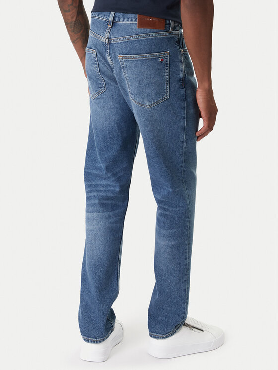 Джинсы straight fit Denton MW0MW41901 Tommy Hilfiger, синий — фото 3
