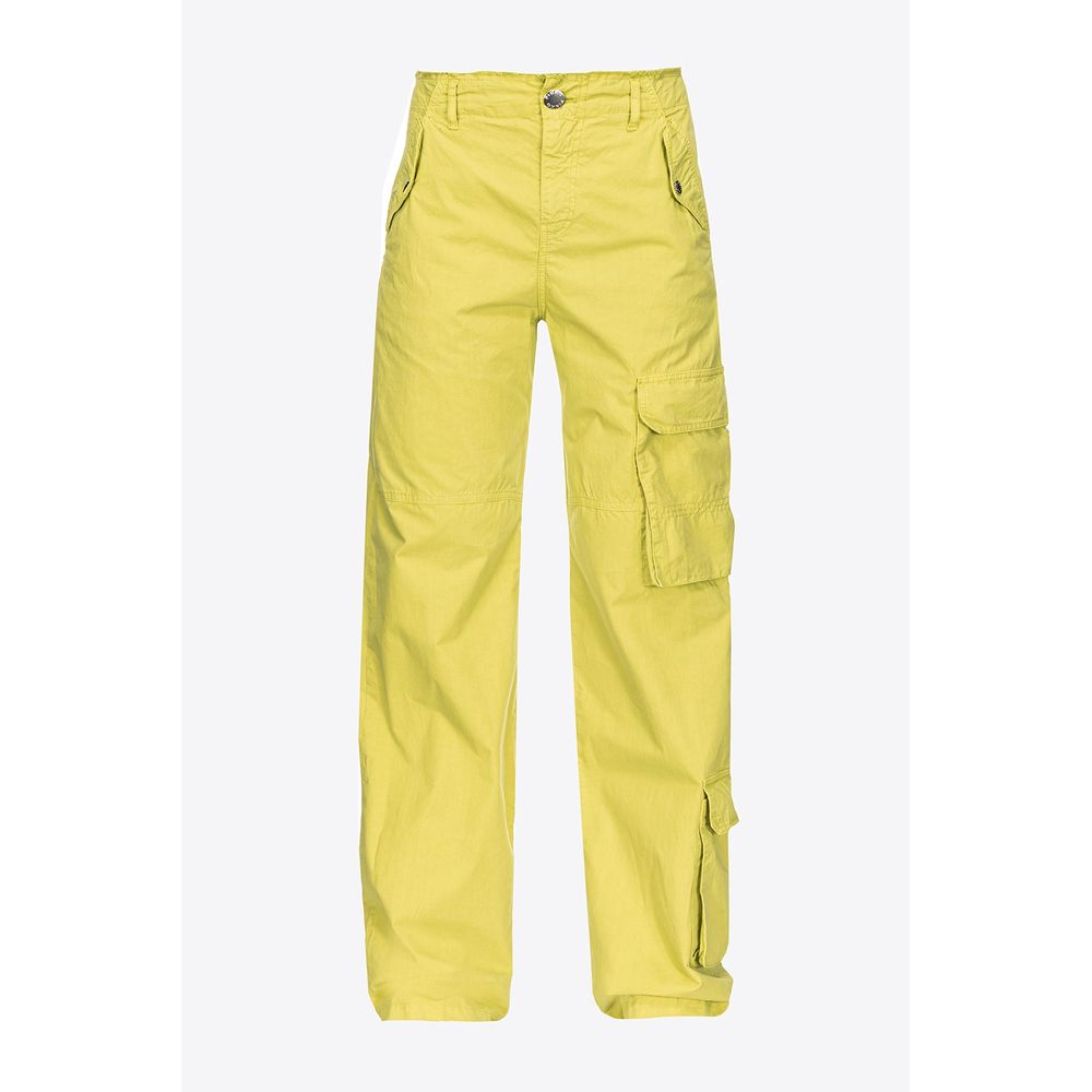 

Зеленые хлопковые джинсы и брюки Pinko
