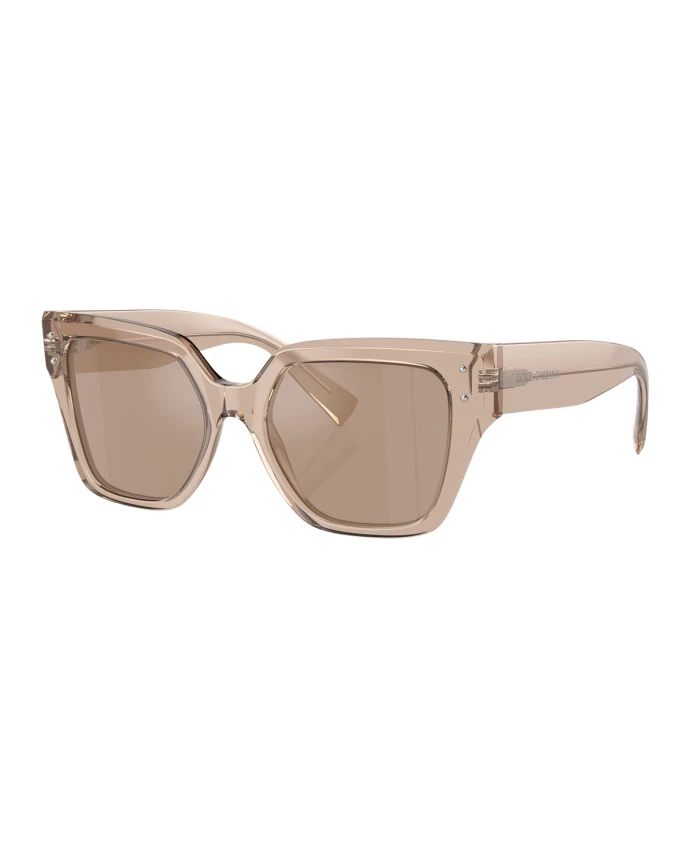 

Прозрачные солнцезащитные очки dg4471 34325a Dolce & Gabbana, коричневый