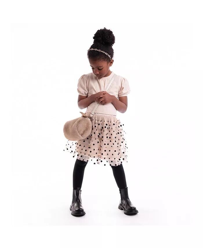 

Little Girls Nana FW24 Цвет слоновой кости Imoga Collection, слоновая кость/кремовый