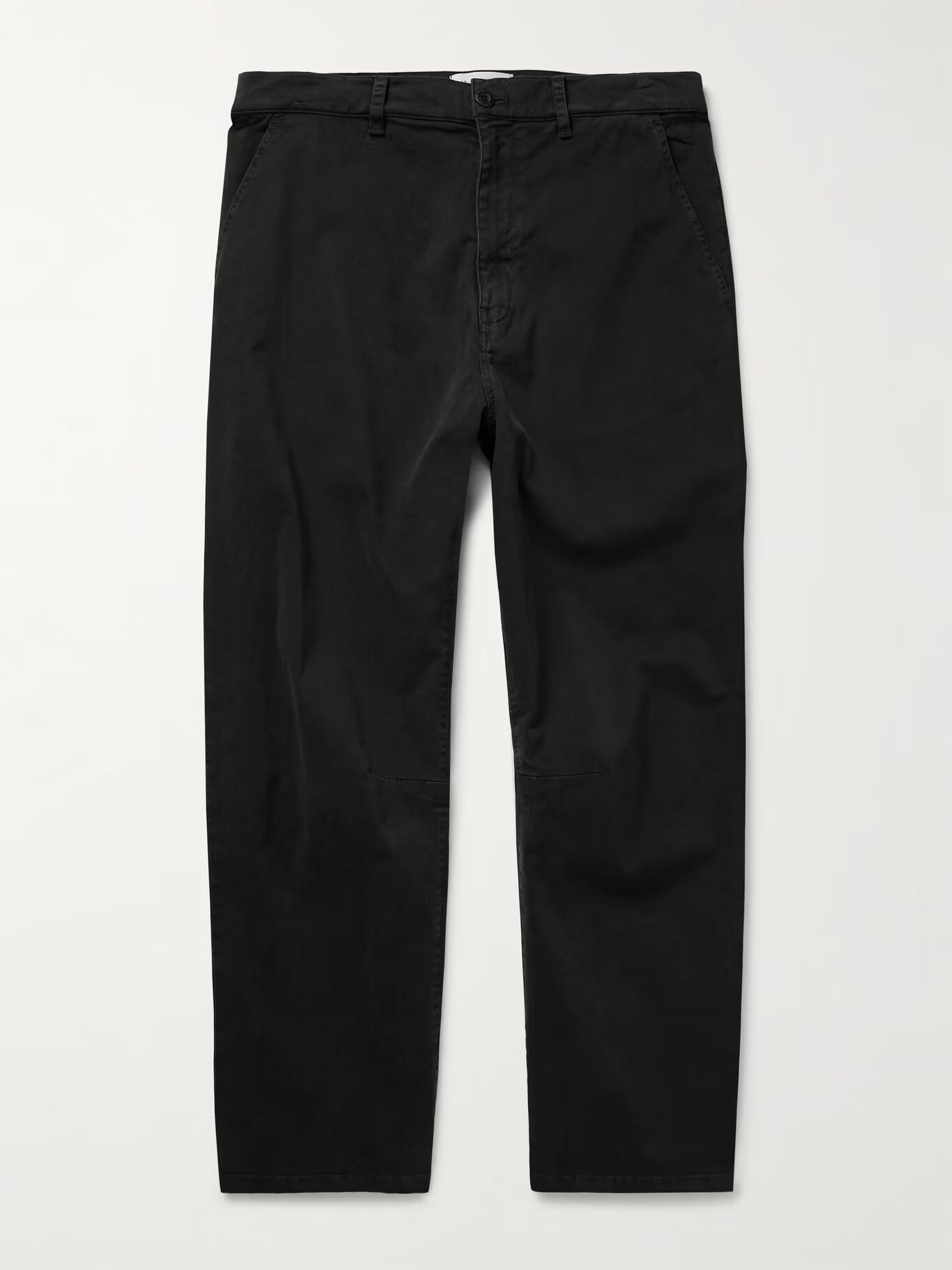 

Укороченные брюки Carpenter Straight-Leg из эластичного хлопкового твила NILI LOTAN, серый