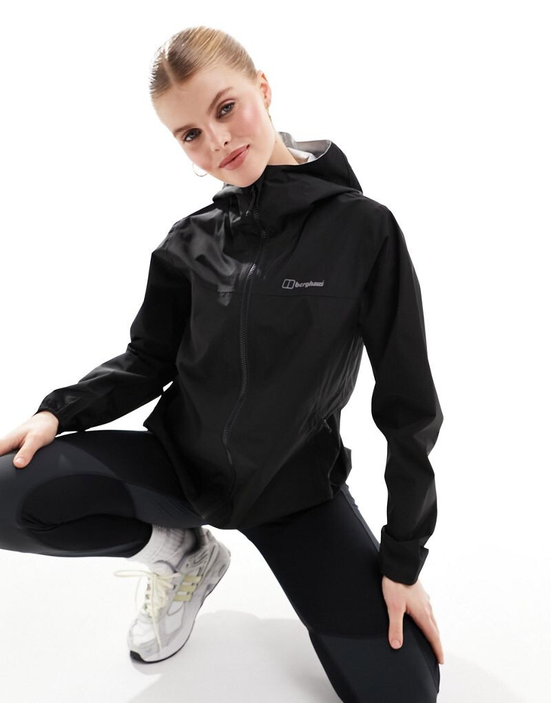 

Черная водонепроницаемая куртка Berghaus Deluge pro 3.0, Черный, Черная водонепроницаемая куртка Berghaus Deluge pro 3.0