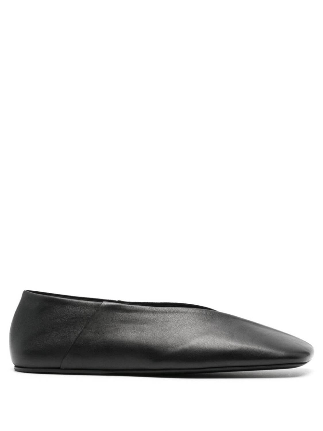 

Jil Sander балетки с квадратным носком, черный
