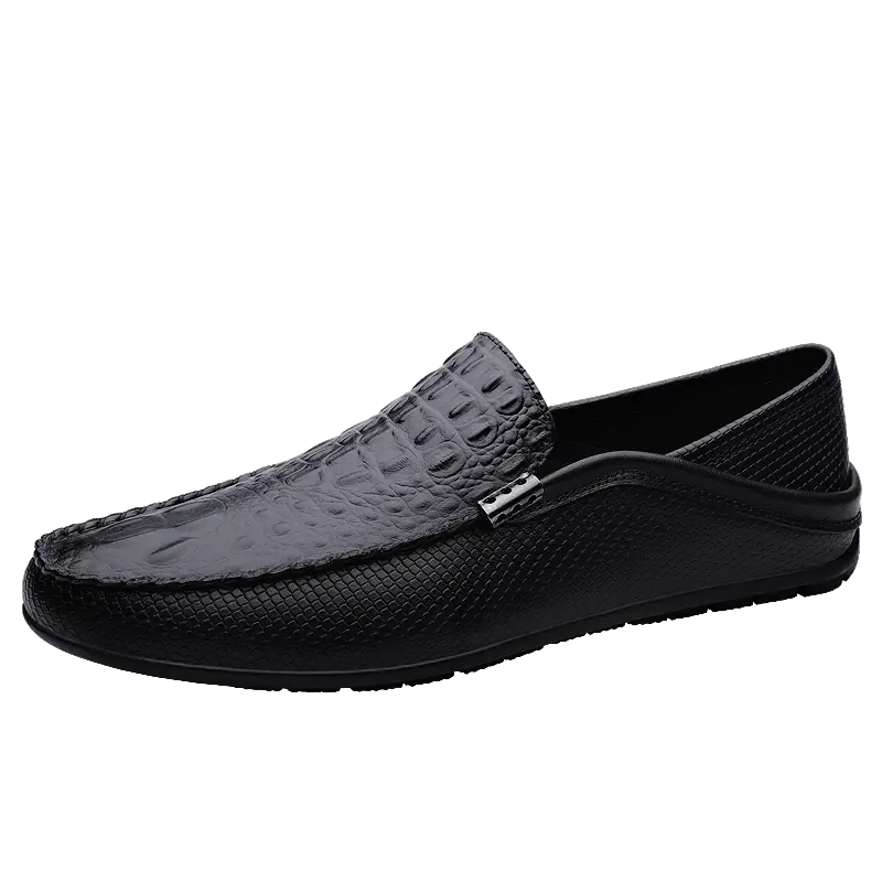 

Туфли-лоферы мужские Gommino из натуральной кожи премиум-класса универсальные повседневные H2, черный