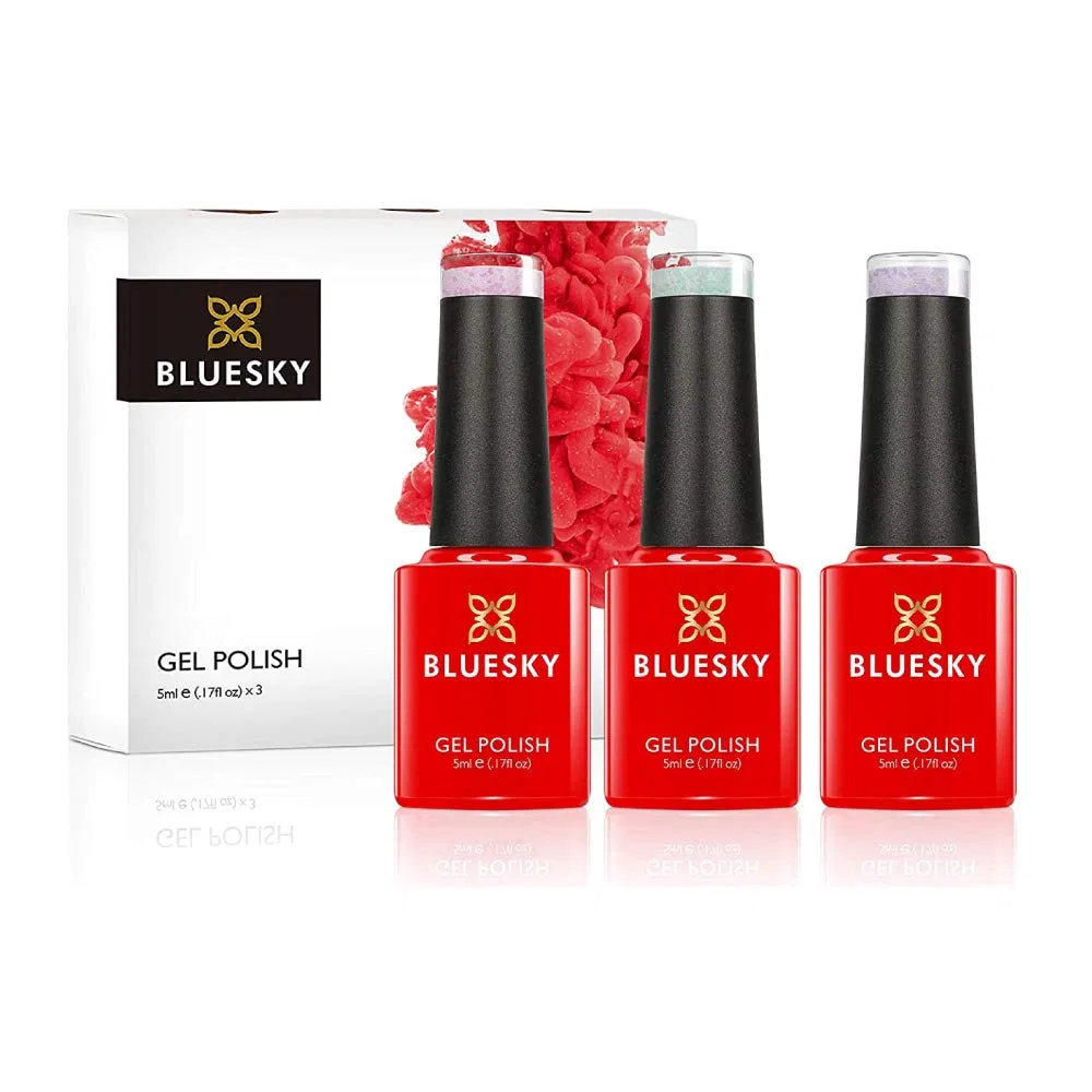 Набор гель-лаков BLUESKY Gel Polish «Snowfall», 3 x 5 мл Bluesky — фото 4