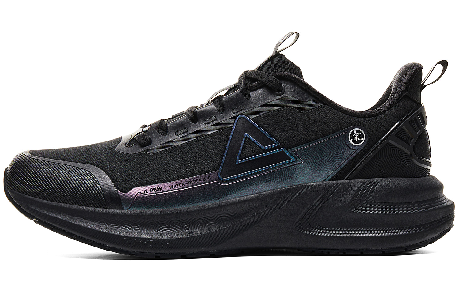 

PEAK Мужские легкие амортизирующие беговые кроссовки Black - All Black, цвет All Black