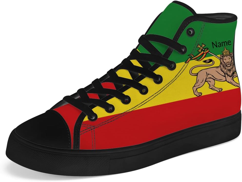 

Кеды на высокой платформе chebing Rasta для мужчин и женщин, регги, высокие кроссовки, шнуровка, повседневная обувь, подарок для папы и мамы, желтый