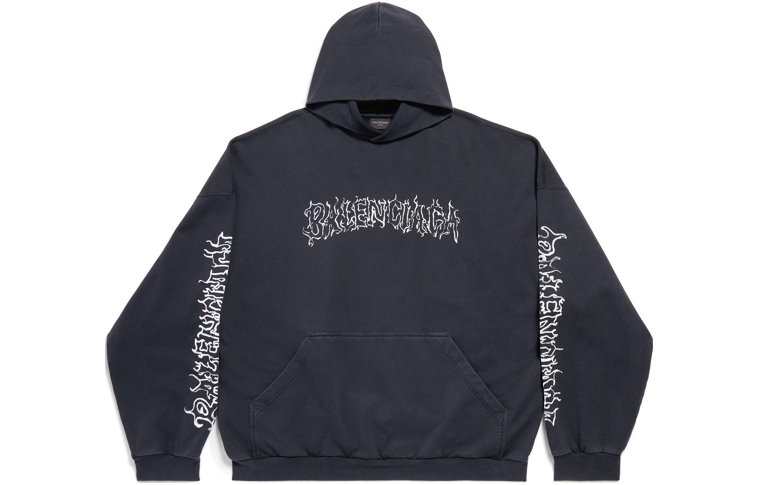 

Толстовка с логотипом Balenciaga, черный