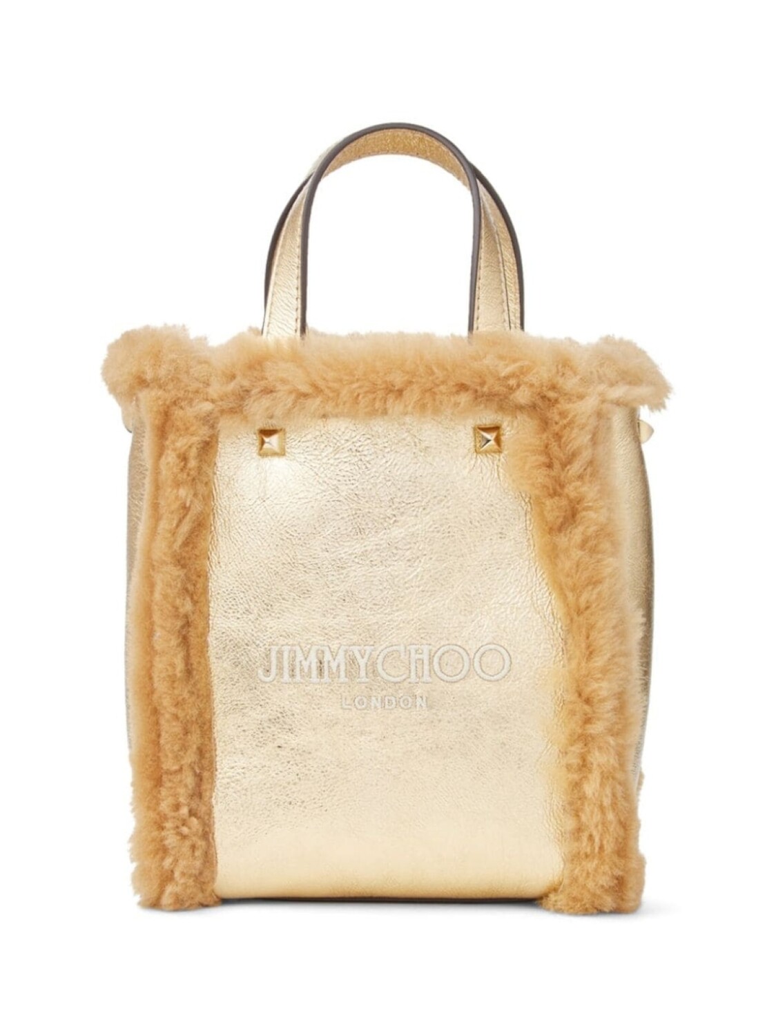 

Сумка-тоут Jimmy Choo Mini N/S, золотистый