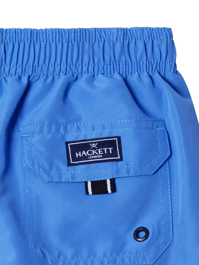 Детские плавательные шорты на завязках, ярко-синие Hackett London, Bright Blue — фото 4