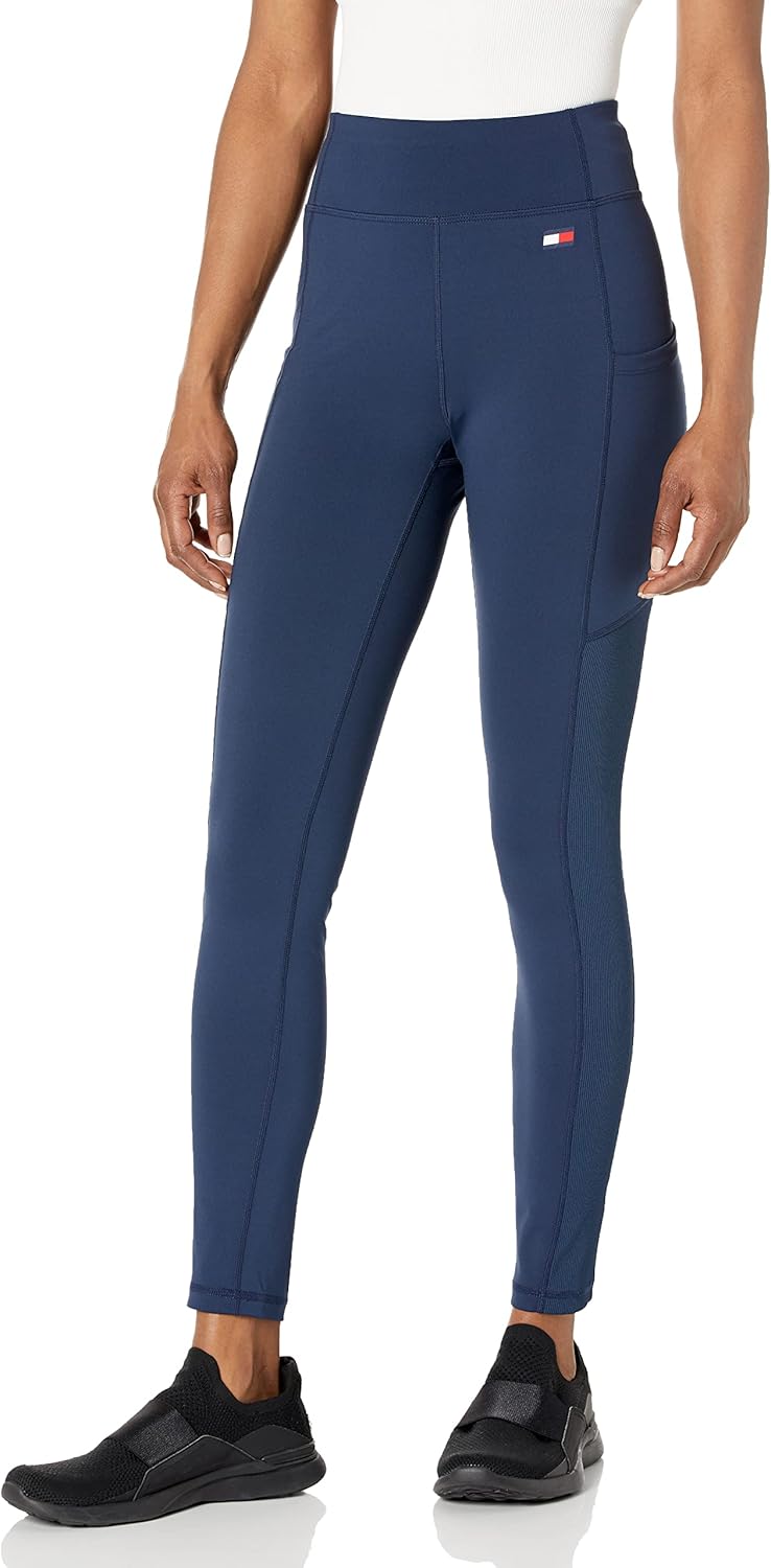 

Женские леггинсы Tommy Hilfiger с высокой талией, Navy