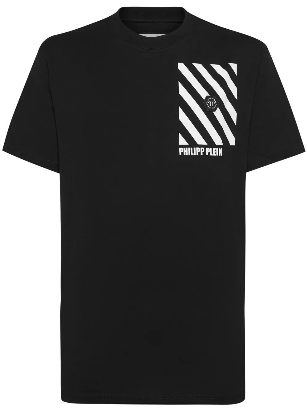 

Футболка Rainbow Stripes Philipp Plein, черный