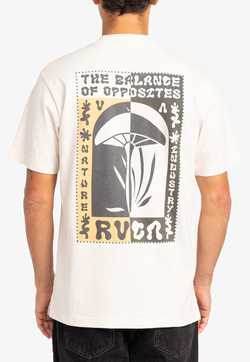 

Футболка с принтом RVCA, белый