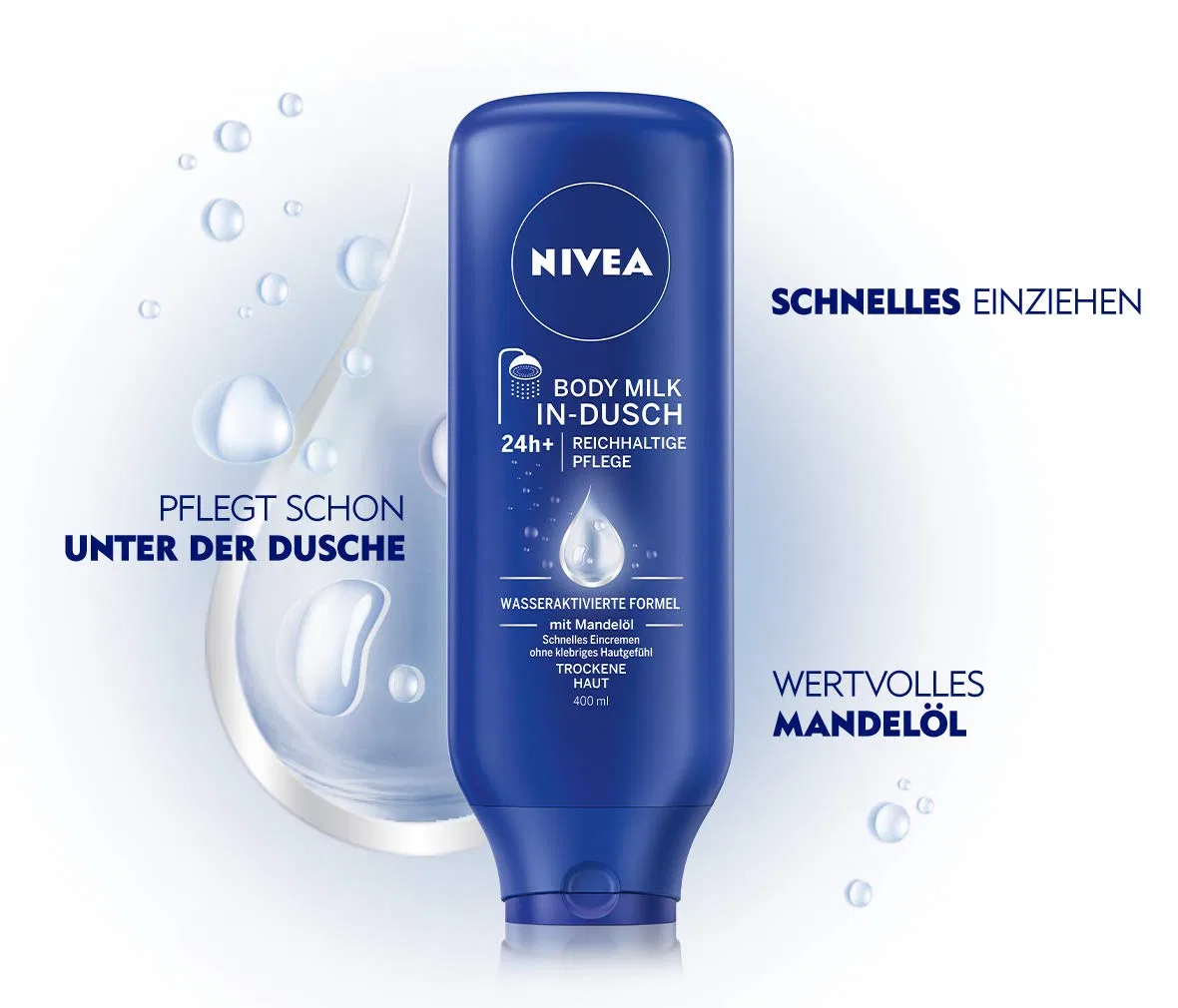 Молочко для тела для душа «In-Shower Body Milk» от NIVEA, 400 мл (5 шт.) Nivea — фото 4
