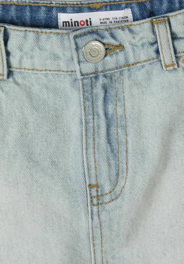 Юбка джинсовая Minoti Classic five pocket, светло-голубой деним — фото 3