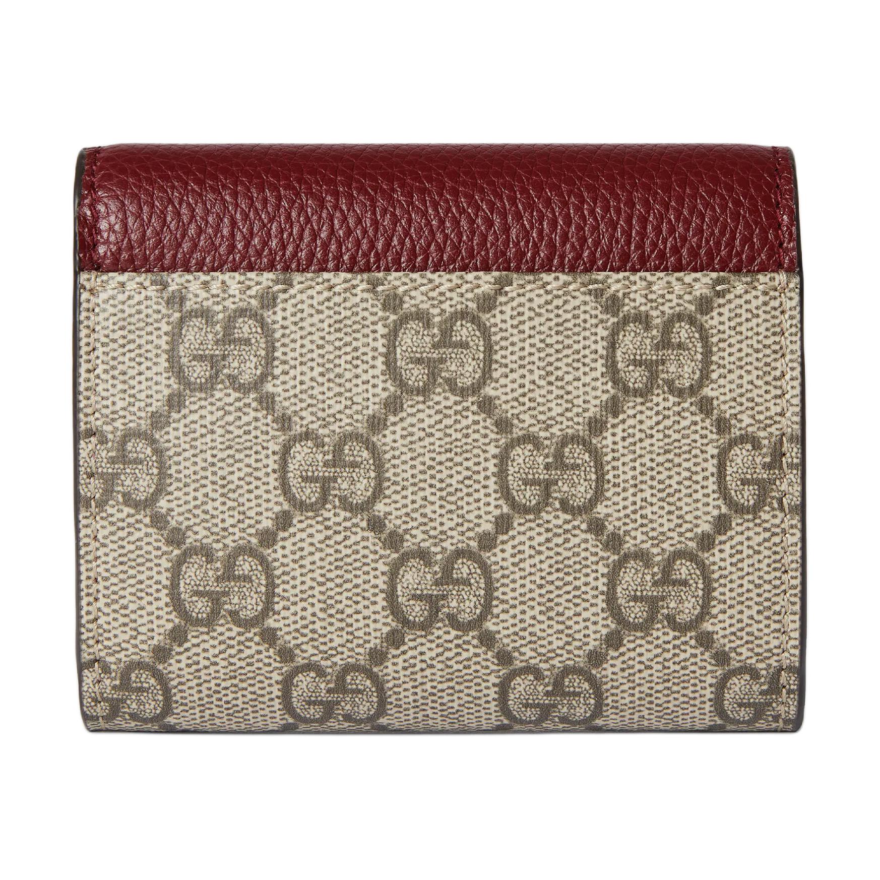 Двухцветный мини-кошелек Gg Marmont GUCCI, basic set (bag+dust bag) — фото 4
