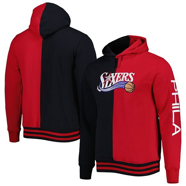 

Толстовка с капюшоном Mitchell & Ness черно-красная Philadelphia 76ers Hardwood Classics Split Unbranded, Черный, Толстовка с капюшоном Mitchell & Ness черно-красная Philadelphia 76ers Hardwood Classics Split Unbranded
