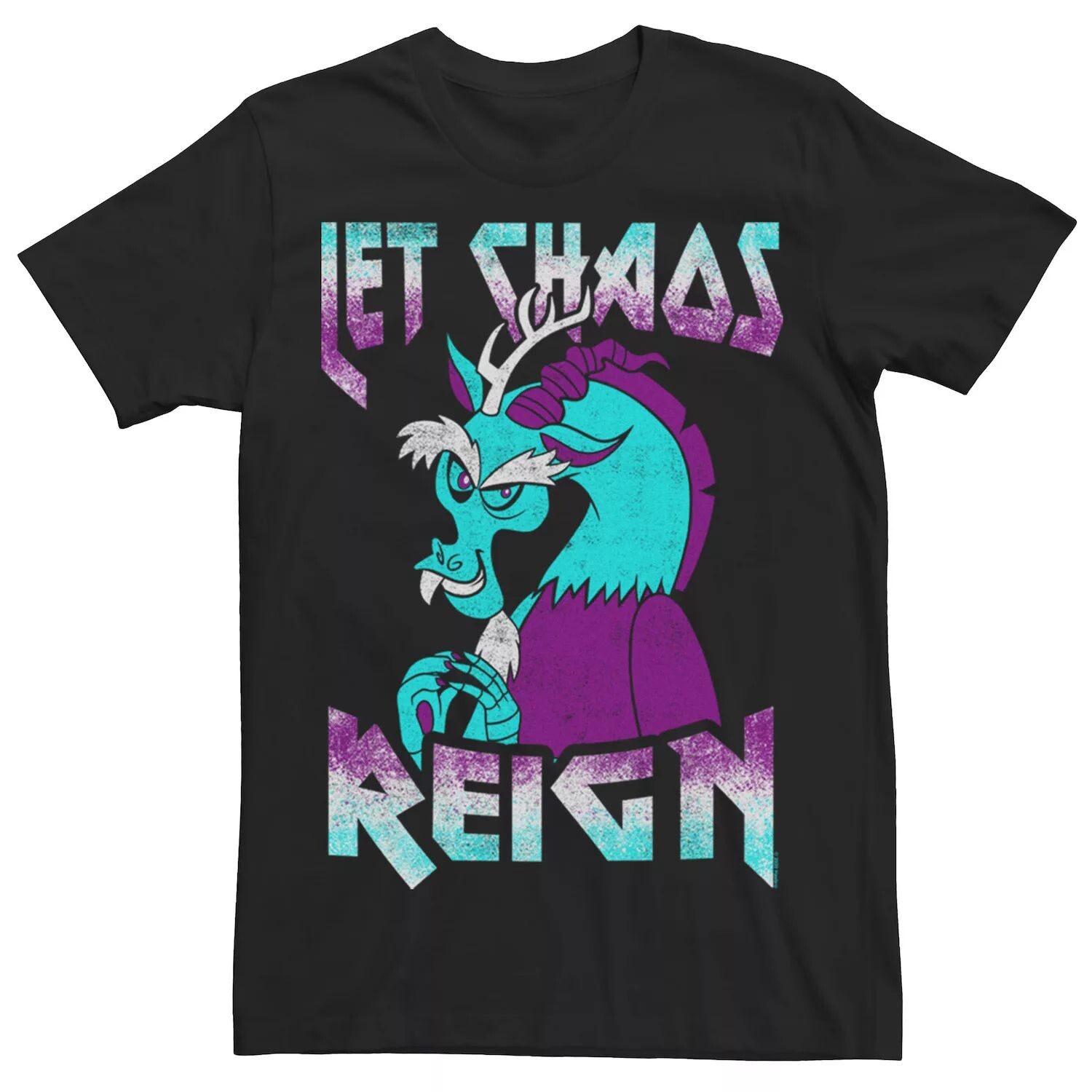 

Мужская футболка My Little Pony Let Chaos Reign Licensed Character