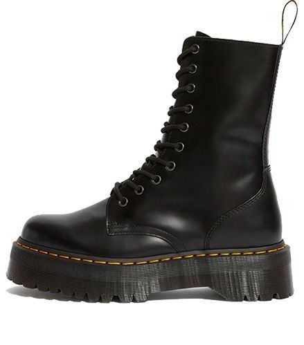 Ботинки Dr. Martens Jadon High Smooth на платформе, черный