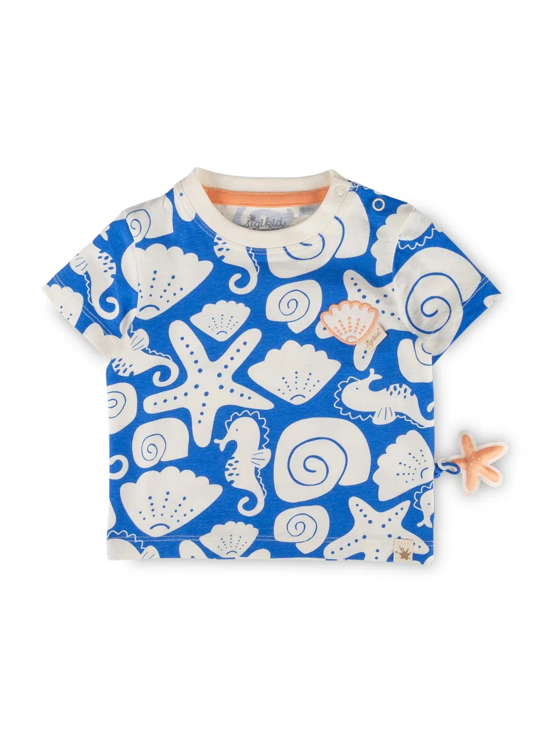 Футболка Sigikid T-Shirt Sea You синего цвета