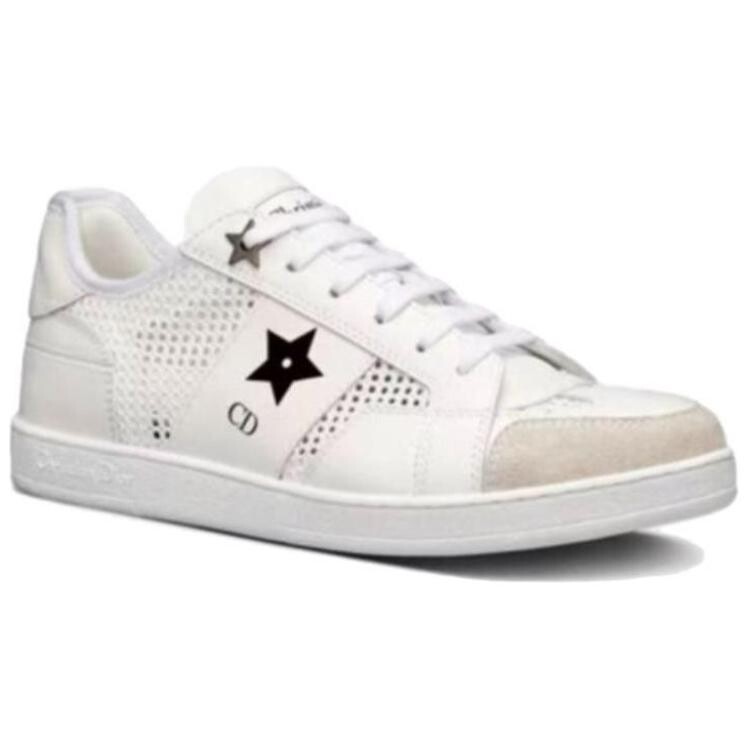 Кроссовки для скейтбординга Star женские, низкие, белые Dior — фото 2