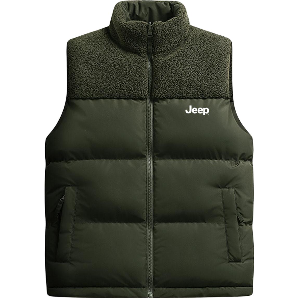 

Пуховик Unisex Stand Collar Moderate Jeep, army зеленый