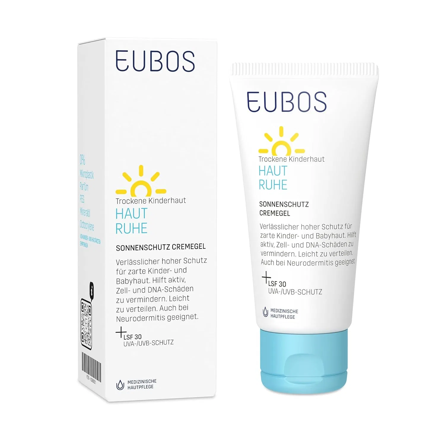 Солнцезащитный крем-гель Eubos Skin Rest SPF 30 для детей Eubos