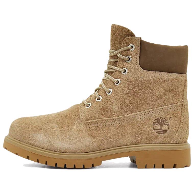 

Timberland Короткие зимние ботинки для улицы мужские из спилка коричневые