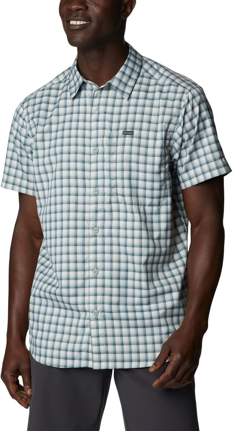 

Columbia мужская футболка Silver Ridge Utility Lite Novelty с коротким рукавом, Niagara Pulaski Plaid, Серебристый, Columbia мужская футболка Silver Ridge Utility Lite Novelty с коротким рукавом, Niagara Pulaski Plaid