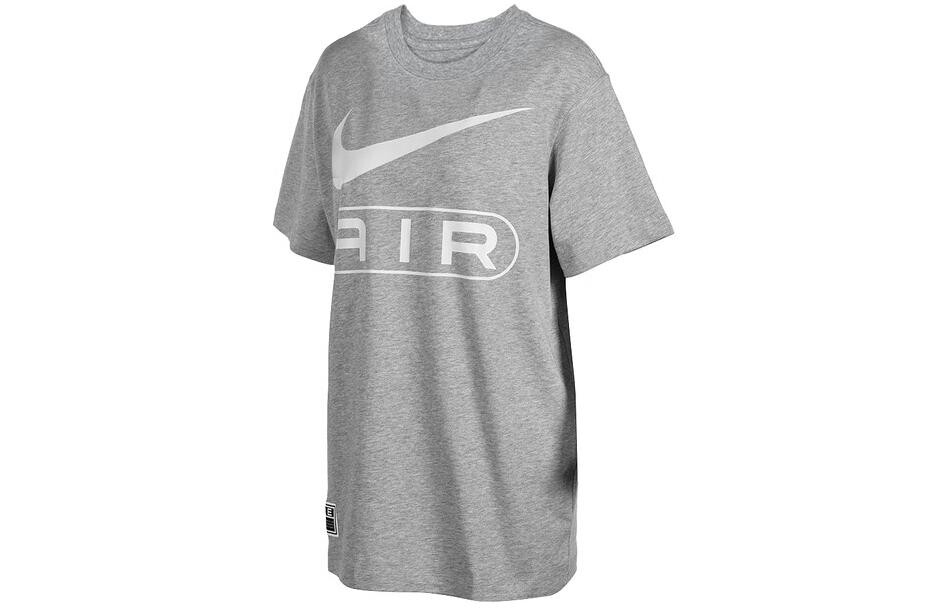 Спортивная футболка Air Knit свободного кроя серого цвета Nike — фото 3