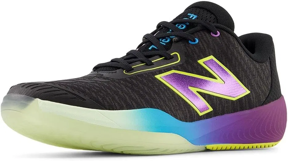Кроссовки теннисные New Balance MC996, Black/Purple Fade/Coastal Blue — фото 2