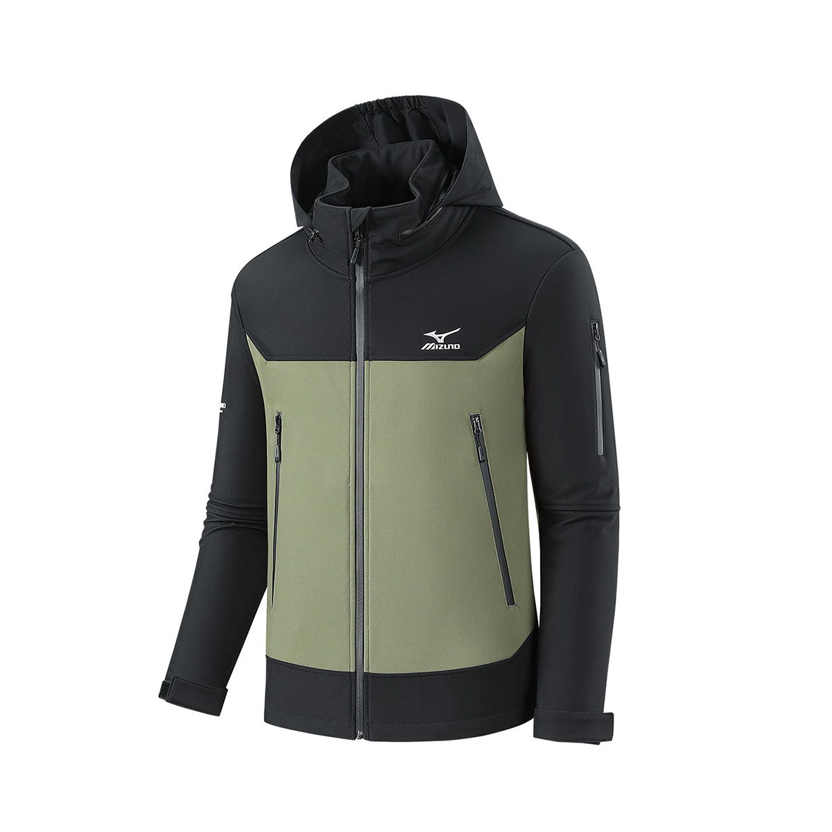 

Mizuno Утепленная флисовая куртка-софтшелл, Army Green