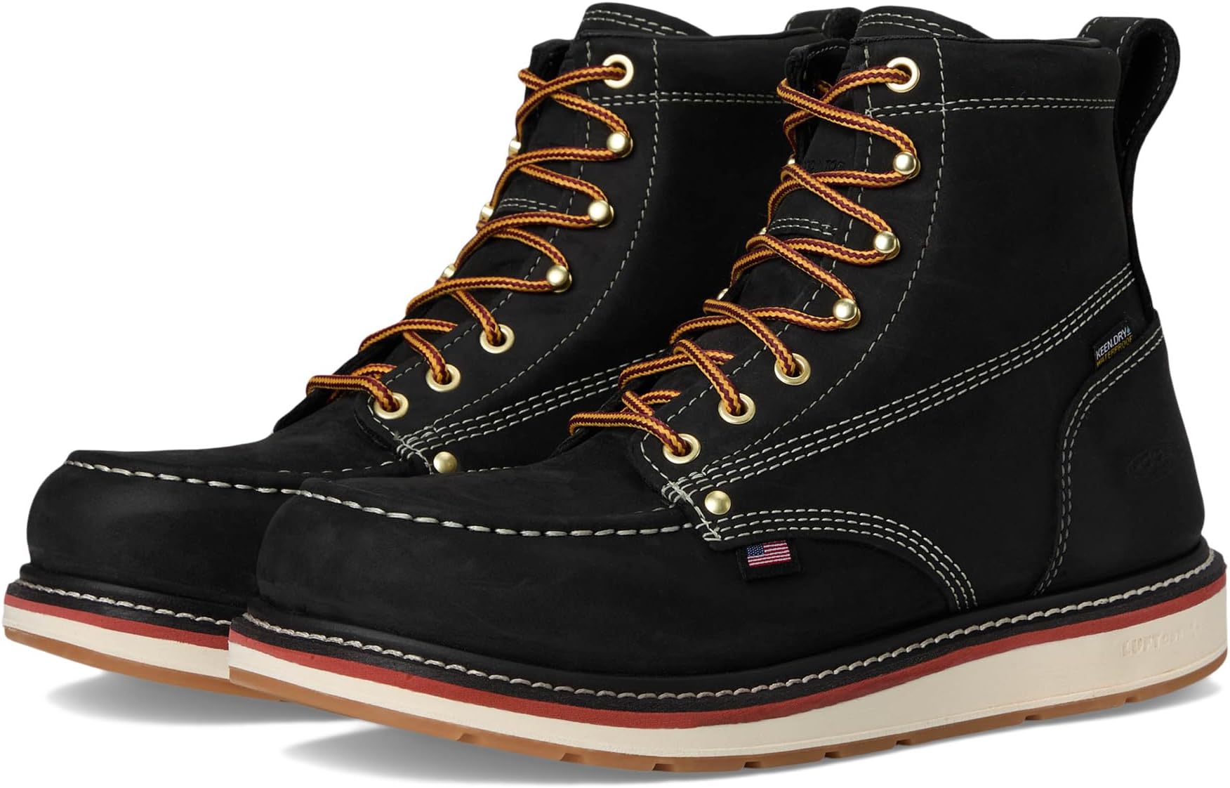 

Ботинки KEEN Utility Men's Liberty 6" Waterproof Boots, Black/Gum