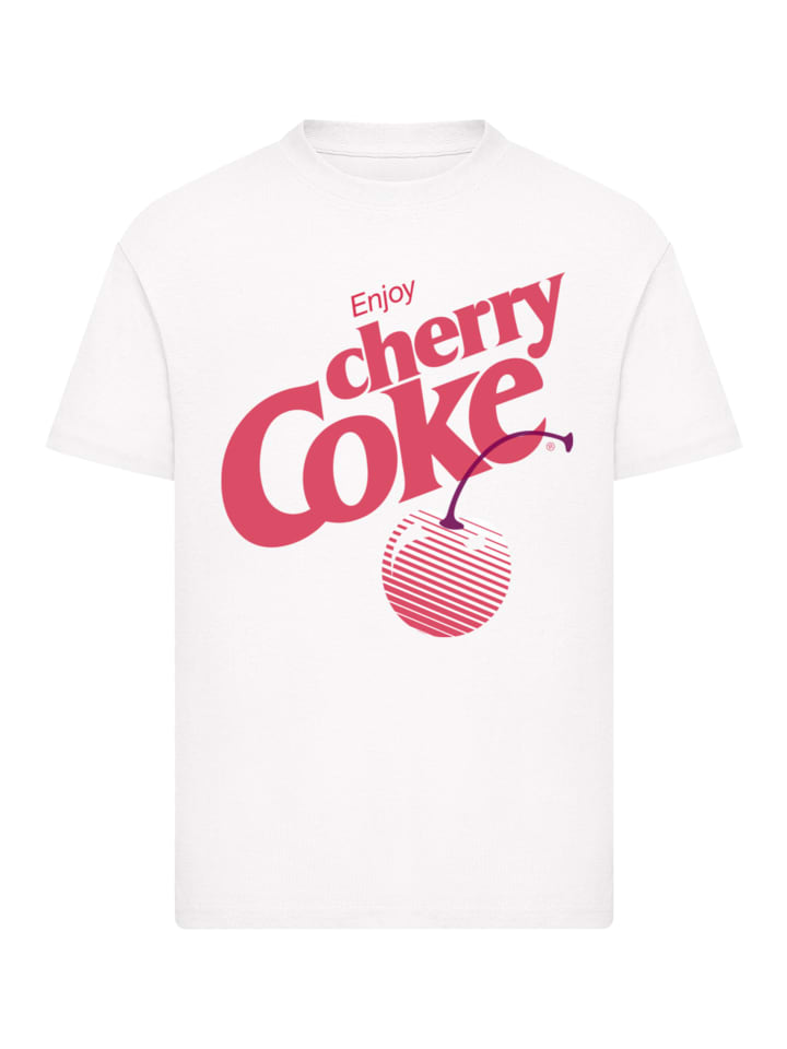 

Футболка Coca Cola Enjoy Cherry Coke белого цвета F4NT4STIC, Белый, Футболка Coca Cola Enjoy Cherry Coke белого цвета F4NT4STIC