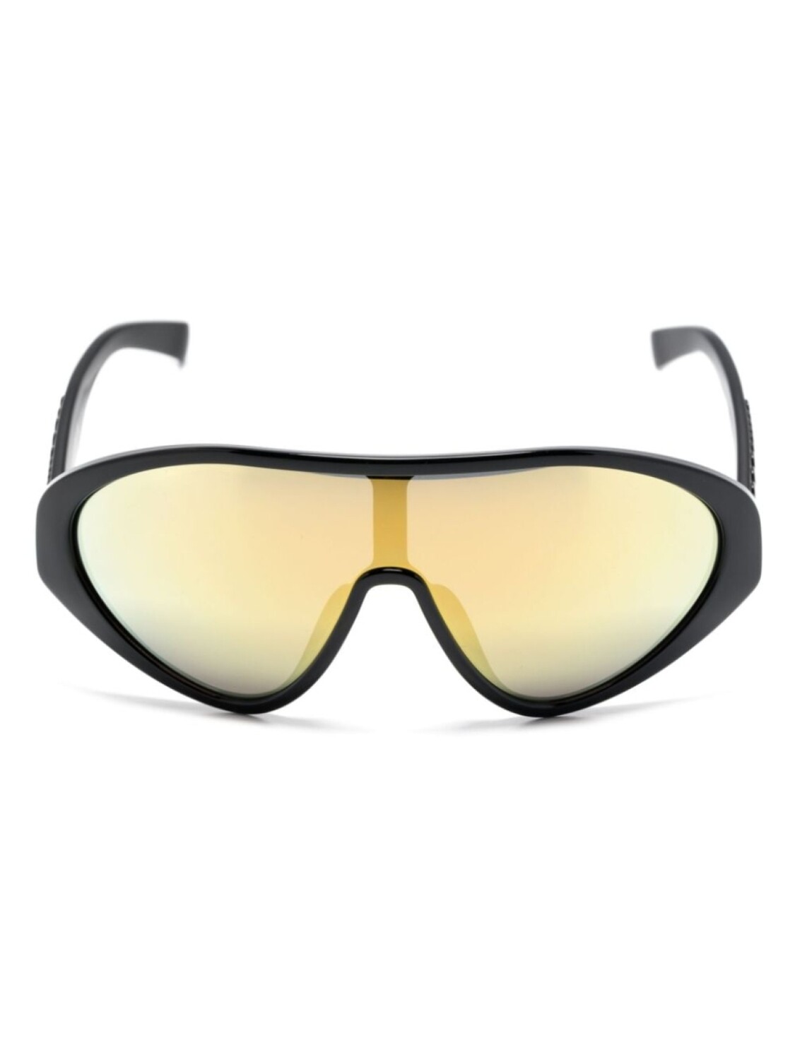 

Moschino Eyewear солнцезащитные очки-маска, черный