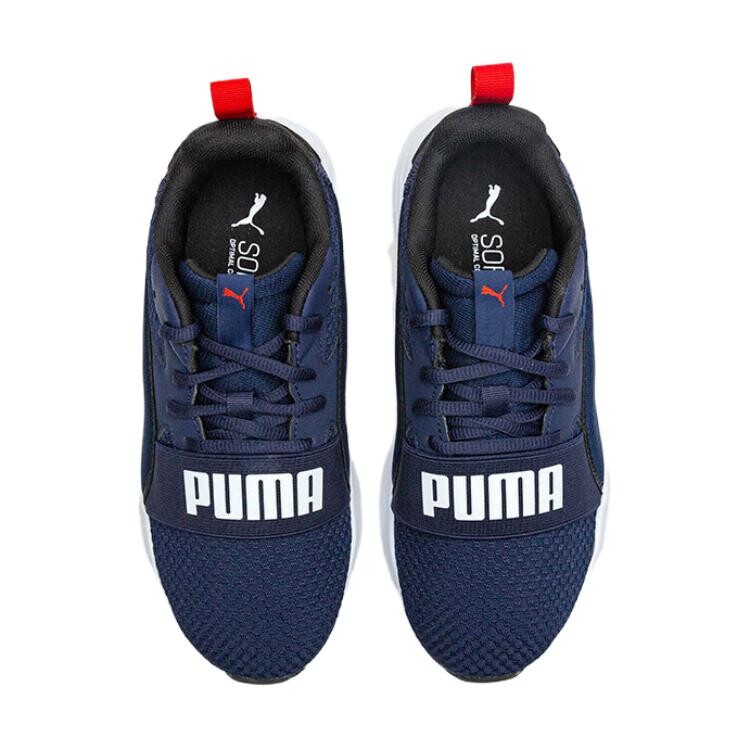 Кроссовки Wired Run Pure Kids Lifestyle GS Puma, темно-синий/черный/белый — фото 3