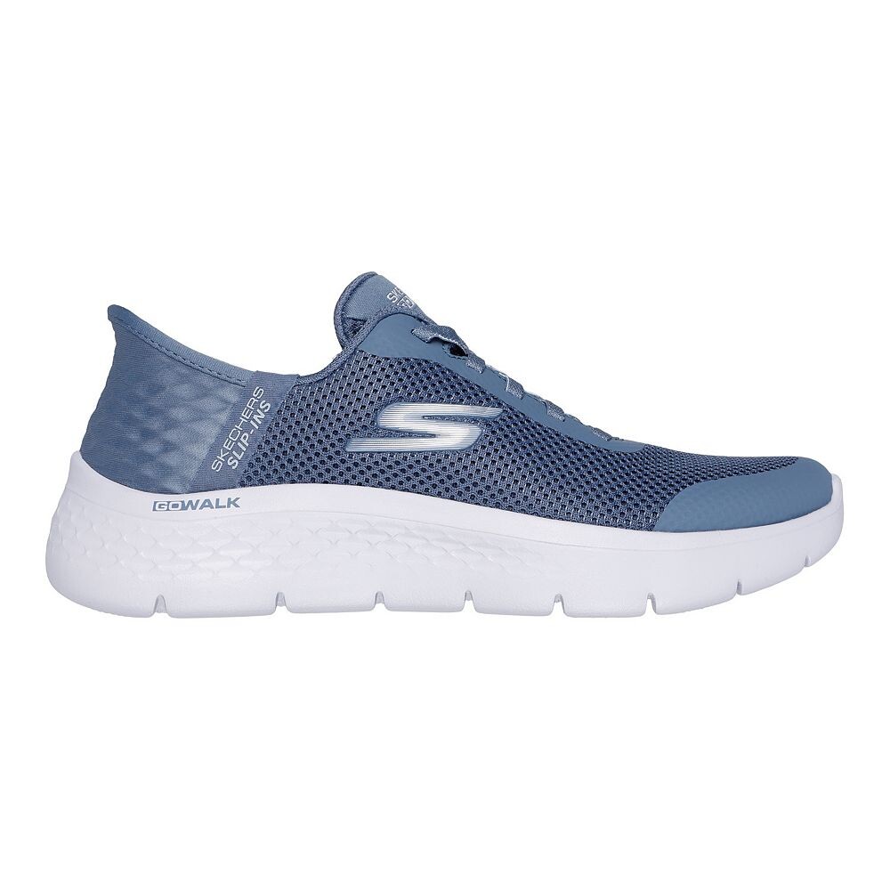 Женские кроссовки Skechers Hands Free Slip-ins GO WALK Flex Grand Entry, синий — фото 2
