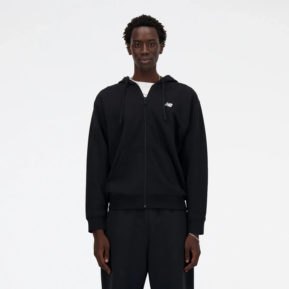 

Толстовка New Balance "SPORT ESSENTIALS LOGO FRENCH TERRY FULL ZIP", черный