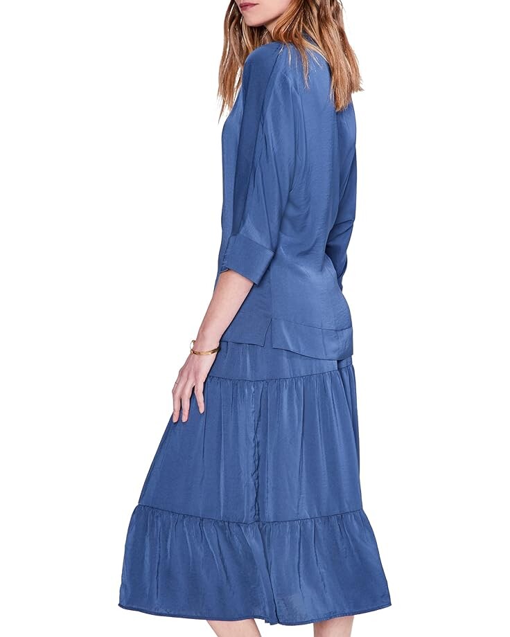 

Рубашка NIC+ZOE Soft Drape Town Shirt, цвет Deep Ocean