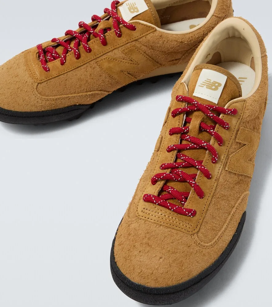 Замшевые кроссовки Gator Run New Balance, коричневый — фото 3