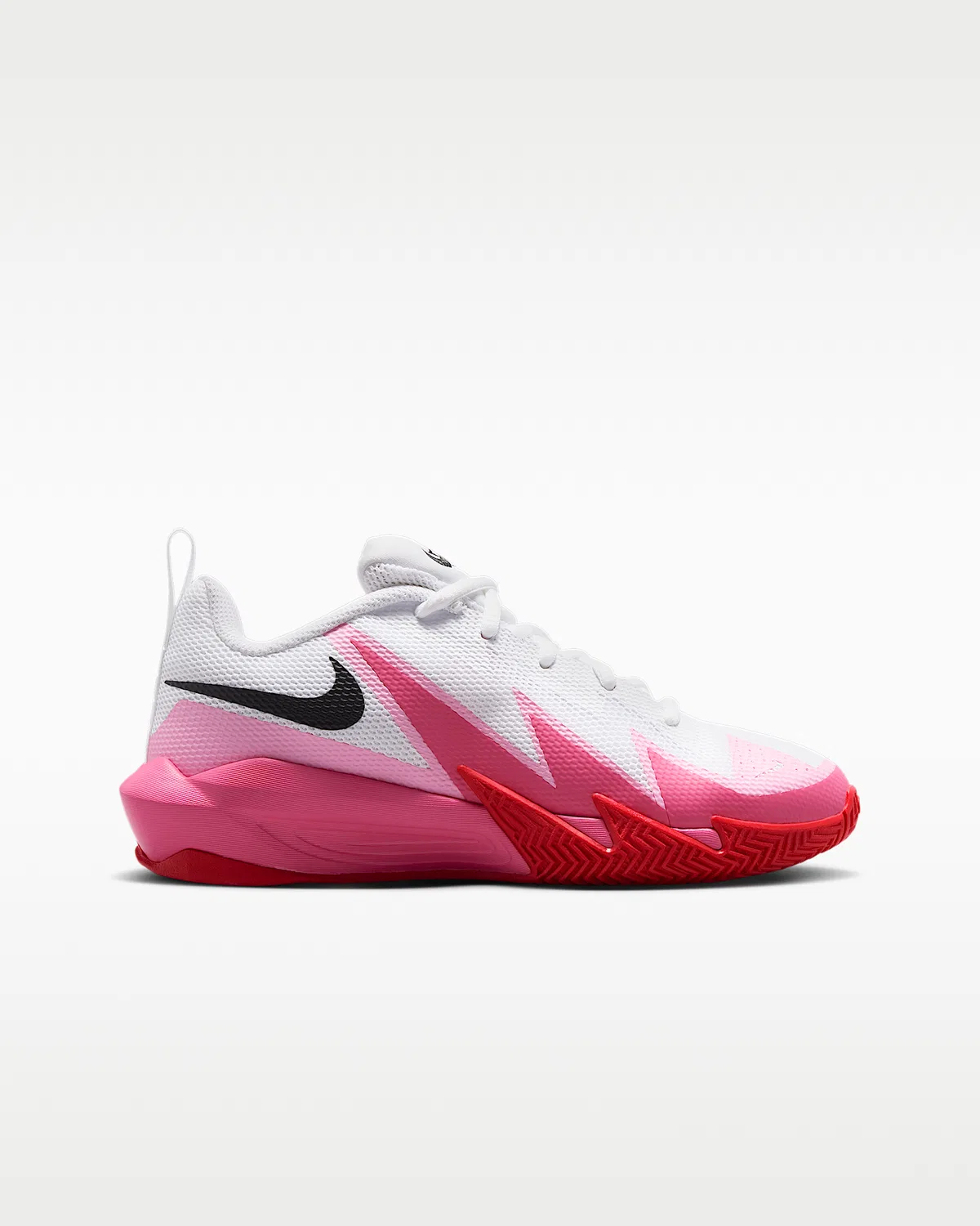 Кроссовки баскетбольные Nike S.T. Dynamite для старших детей, White/Tropical Pink/Pinksicle/Black — фото 3