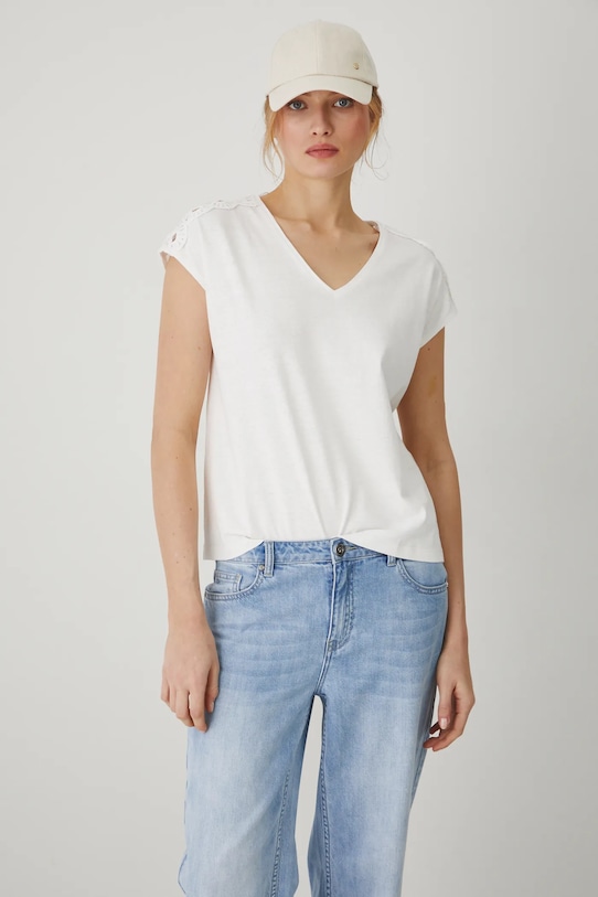 

Футболка с льном Medicine, бежевый