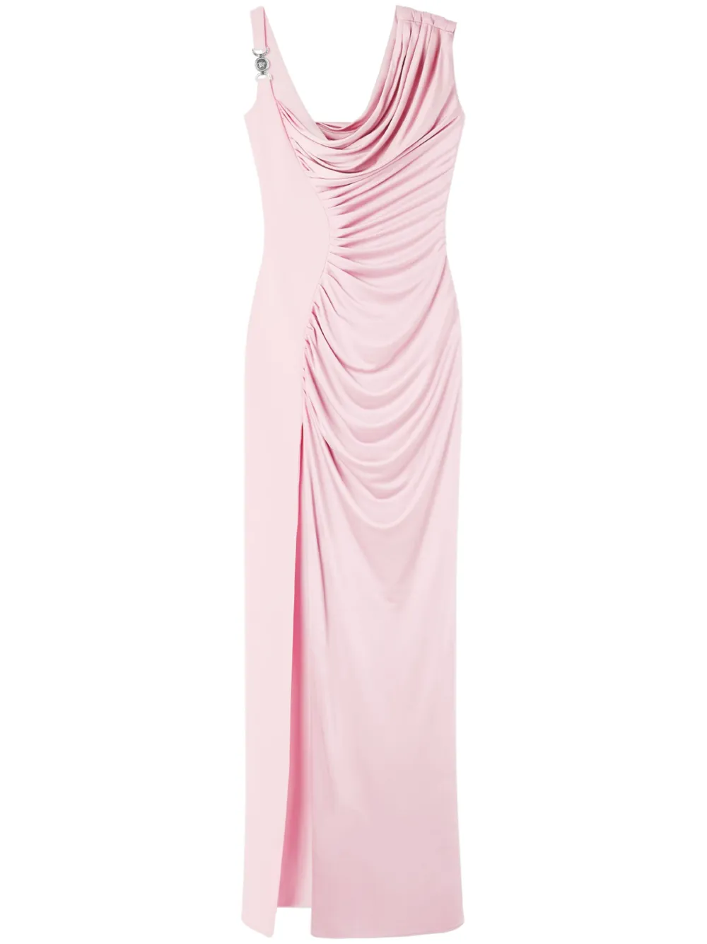 

Платье Medusa '95 с драпировкой VERSACE, розовый